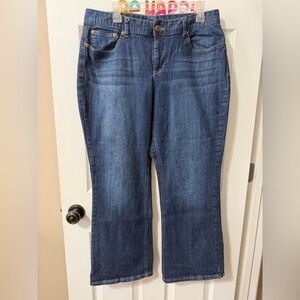 Maurices Dark Blue Flare Jeans